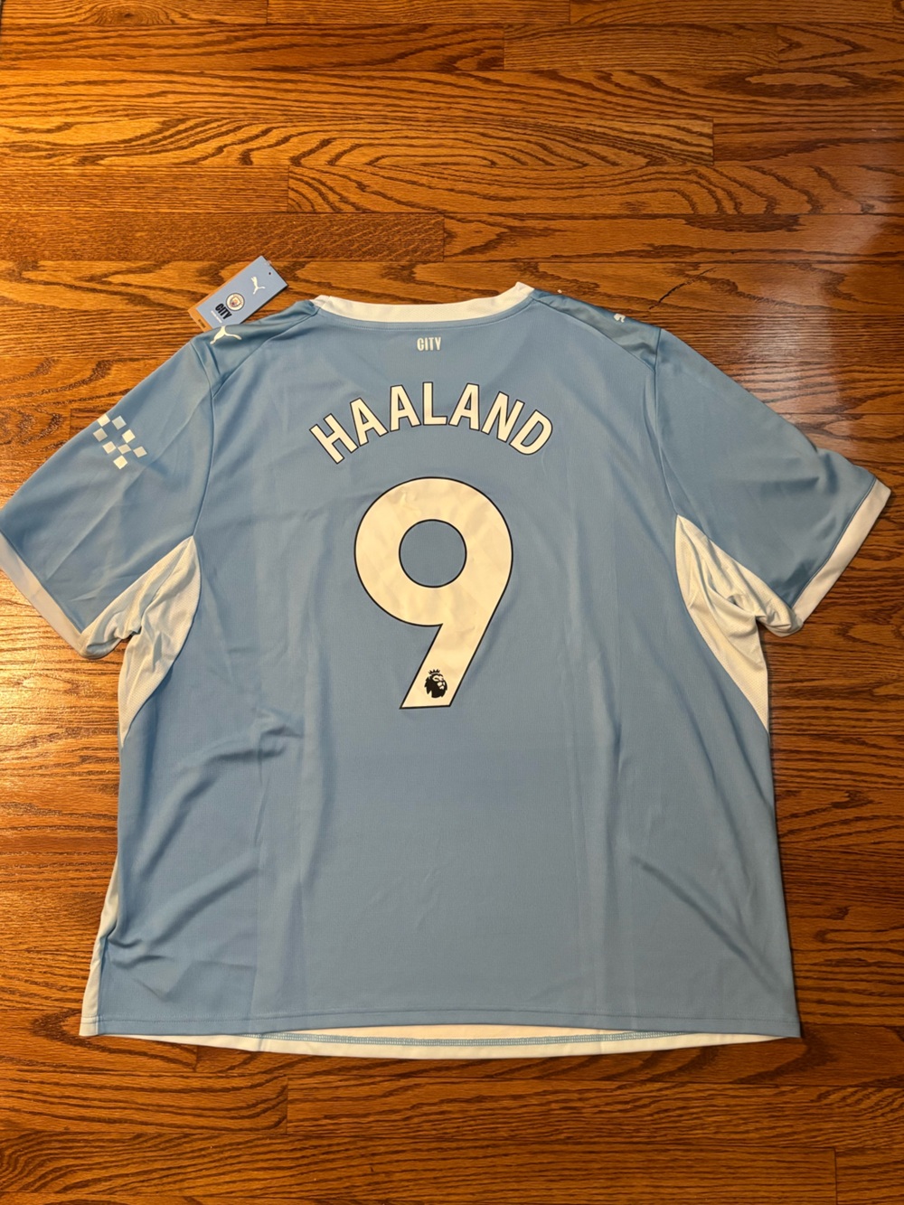 Puma Manchester City Haaland #9 Home Soccer Jersey 3XL NWT